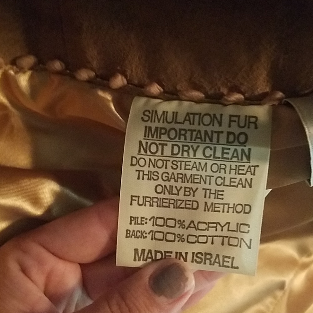 simulation fur coat - Picture 6 of 8